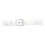 Genuine Casio BGD-120P, BLX-100 white watch silicone strap 10349444 23mm