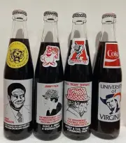 Lot of 4 - Paul Bear Bryant 315 wins Crimson Tide 10oz Coke Bottle