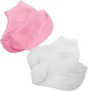 2 Pairs Softening Moisturizing Socks Foot Care Moisturizing Socks Moisturizing Foot Socks Moisturizing Feet Socks Women Socks Silicone Foot Care Socks Foot Protection Covers