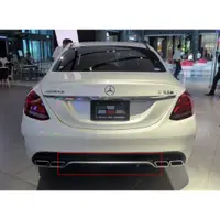 在飛比找蝦皮購物優惠-台灣之光 全新 BENZ W205 C63 AMG樣式 後保