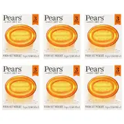 18pc Pears Pure & Gentle 75g Transparent Bar Soap Hand/Body Bath Cleanser