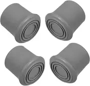 4Pcs Rubber Cane Tips for Shower Chair Non Slip Replacement Feet Pads Durable Rubber Construction Easy Installation for Bathroom Safety Floor Protection Compatible