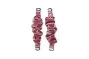 AUSTRALIAN SHEPHERD Slippers Removable Elastic Metal Connection Velvet Strap Rosy Pink