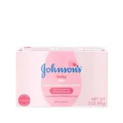Johnson's Baby Soap Bar Moisturize & Soothing Bath Dye Free 3 Ounce 24 Pack