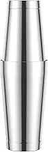 Boston Cocktail Shaker, 20 oz & 24 oz Stainless Steel Bar Bartender Shaking Tins Professional Martini Shakers Weighted Shaker Tins Dishwasher Safe Boston Shaker Set Metal Martini Mixer for Beginner