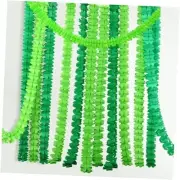 Cheerland Green Streamers Four Leaf Clover Decorations St Patricks Day Garland