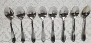 Oneida Camber Cresta Oval Soup Spoons 7 1/4" Windswept Scroll Brand New Set 8