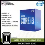 英特爾 處理器 INTEL CORE I3 10100 盒子彗星 LAKE 插槽 LGA 1200