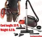 Powerful Hi-Tech HOOVER Electric Canister Vacuum Cleaner Light Weight Portable