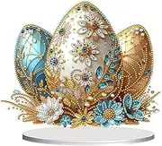 Tabletop Painting, Crystal Painting Art, Rhinestone Desk Ornament, Double Sided Stand, Double-Sided Crystal Paint Art, Rhinestone Gem Painting Craft and Desk Decoration