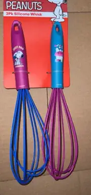 PEANUTS SNOOPY SPRINKLES PURPLE SPRING 2 PACK Whisk Set new