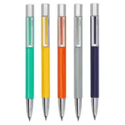 Monami 153 NEO, Ball Point Pen 0.7 mm Metal Body Chrome Luxury Black Ink