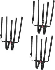 MERRYHAPY 3 Pcs Practical 5-Point Stroller Safety Belt Strong Protection Strap Universal Fit for Pram and Chair Lightweight and Portable