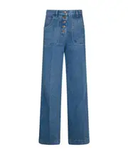 Etro Logo Patch Denim Jeans 26,27,28 Blue