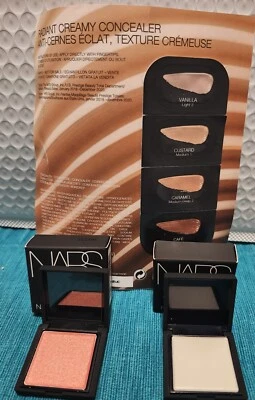 NARS pouch - Orgasm X , Translucent Crystal, Trave Sizes, - NIB, Concealer