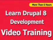 Learn Drupal 8 Development Video Training Tutorials CBT - 6+ Hours