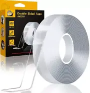 Double Sided Mounting Tape Heavy Duty Nano Tape Hat Picture Hanging Strips Two S