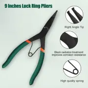 SPEEDWOX 9 inch Angle Tip Lock Ring Pliers for Transmission, Special Circlip ...