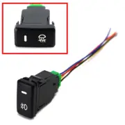 Car Fog Light 5-Pin LED On-Off Button Switch With Wire Auto Car Push Button