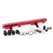 Aeroflow Billet EFI Fuel Rail Kit suit Nissan SR20 S13 - Red, AF64-2009R