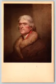 c1960s Thomas Jefferson Rembrandt Peale Print New-York Historical Society U.S.A.