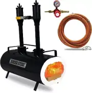 Propane Forge Double Burner For Knife And Tool Making-Portable Propane Gas Forge