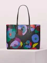 molly floral collage large tote