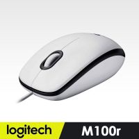 【羅技】 M100r 光學滑鼠 (白)