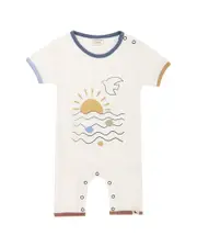 Turtledove London Retro Rib Short Romper