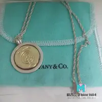 在飛比找蝦皮購物優惠-二手正品Tiffany 18K k金 925純銀 T & C