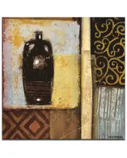 Ready2HangArt Ancient Urn III Wrapped Canvas Wall Art by Norman Wyatt