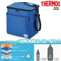 在飛比找Yahoo!奇摩拍賣優惠-日本 THERMOS 膳魔師 大容量 15L保冰 保冷袋 5