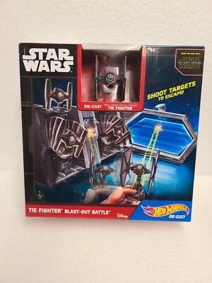 Star Wars Tie Fighter/Hot Wheels Die-cast Set New!