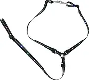 HONMEET Luminous LED Horse Breastplate with High Visibility Tack Durable Pulling Rope for Night Riding Equestrian Gear for Horse Shows Parades Design USB Rechargeable