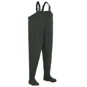 Wading Pants with Boots Green Size 44 Fishing Outdoor Gear Waterproof Appa 33659