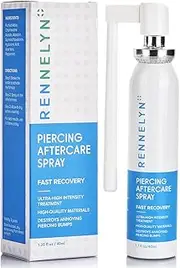 [Rennelyn] Piercing Aftercare Spray Bump Shrinking Solution Ultra-high Intensity Solution to Heal New Stretched Piercings Organic Herbal Extract Fine Mist 40ml