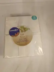 Babies R Us Soft Doux Sateen Satin Crib Sheet 2 Pack White New