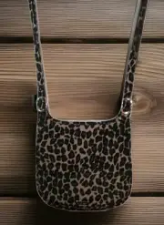 Nine West Womens Crossbody Bag Leopard "NWT"