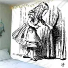 Gray Pencil Neat Nice Half 3D Wall Hang Cloth Tapestry Fabric Decorations Decor