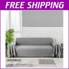 Elegant Geometric Sofa Cover - Extra Wide 3 Cushion Protector, Machine Washable