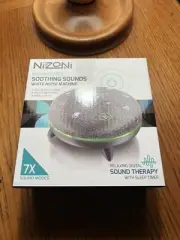 NIZONI Rechargeable Soothing Sounds White Noise Machine - USB - Wireless Speaker