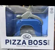 Fred Pizza Boss 3000 Circular Saw Pizza Wheel Kitchen Utensil Cutter, Gag Gift