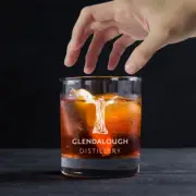 Custom Engraved Glendalough Whiskey Glass – 11 oz Standard Rocks Glass