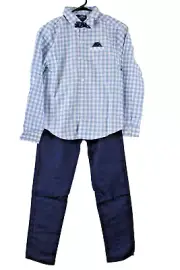 Boys 3-Piece Long Sleeve Shirt and Pants Set FreeStyle Size 12 Color Blue NWT