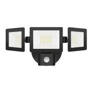 SEC LED 30W Adjustable Security Light With Sensor IP65 Black 3CCT - SEC11S