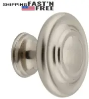 Silverline K2209 Cabinet Hardware Round Oversized Knob 44 x 34 H(mm)