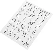 OHPHCALL Scrapbooking Supplies Letter Stamping Supplies Silicone Stamps Set for Card Making Empowering Words Stamps