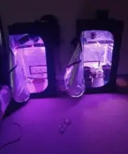 24"x24"x47" Indoor Mylar Grow Tent Reflective With Observation Window