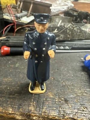 LGB 2036 2035 TROLLEY DARK BLUE TRAIN MAN MOTORMAN FIGURE G SCALE