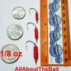 50 pack - 1/8 oz - RED - Yellowtail Snapper Jigs - Mustad Saltwater Hook